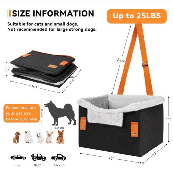 Portable Small Dog Car Seat_thumbnail_3