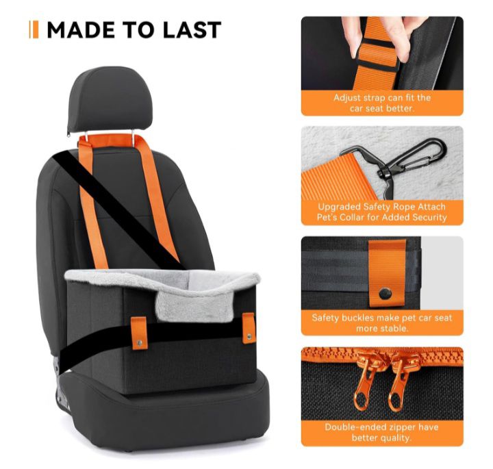 Portable Small Dog Car Seat_thumbnail_1
