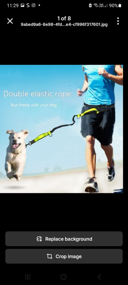 Double elastic Rope to run freely with your Dog